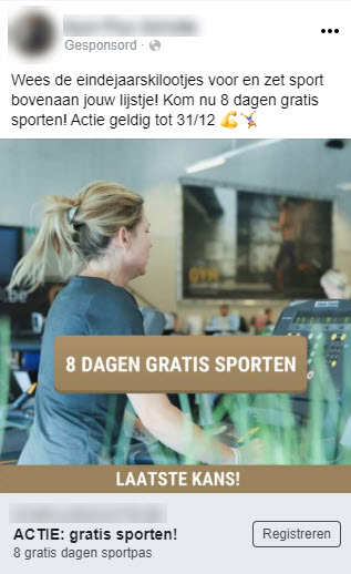 Eindejaarsactie vrouwen